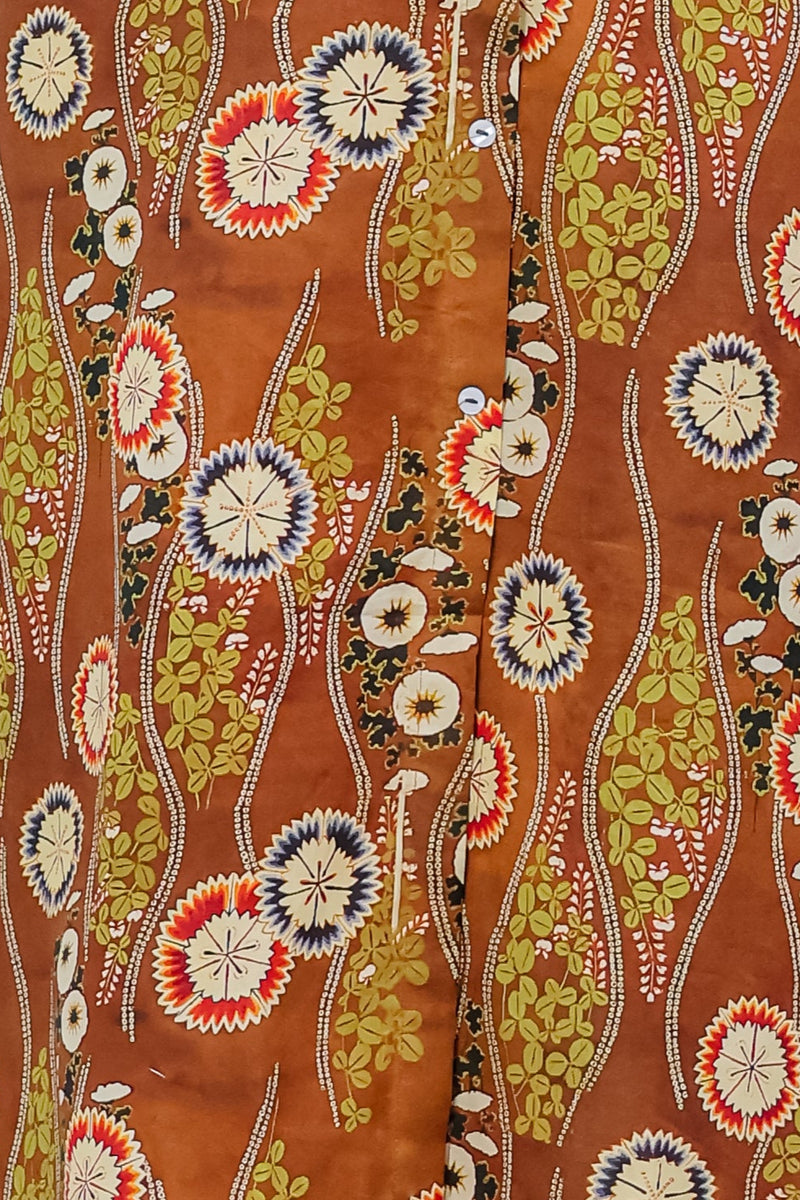 Aisha Brown Cotton Kurti Plazo