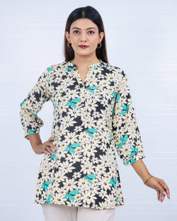 Women Floral Print Relaxed Fit Top